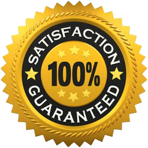 100% Customer Satisfaction satisfaction guaranteed